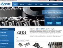 Tablet Screenshot of gidi-chain.com